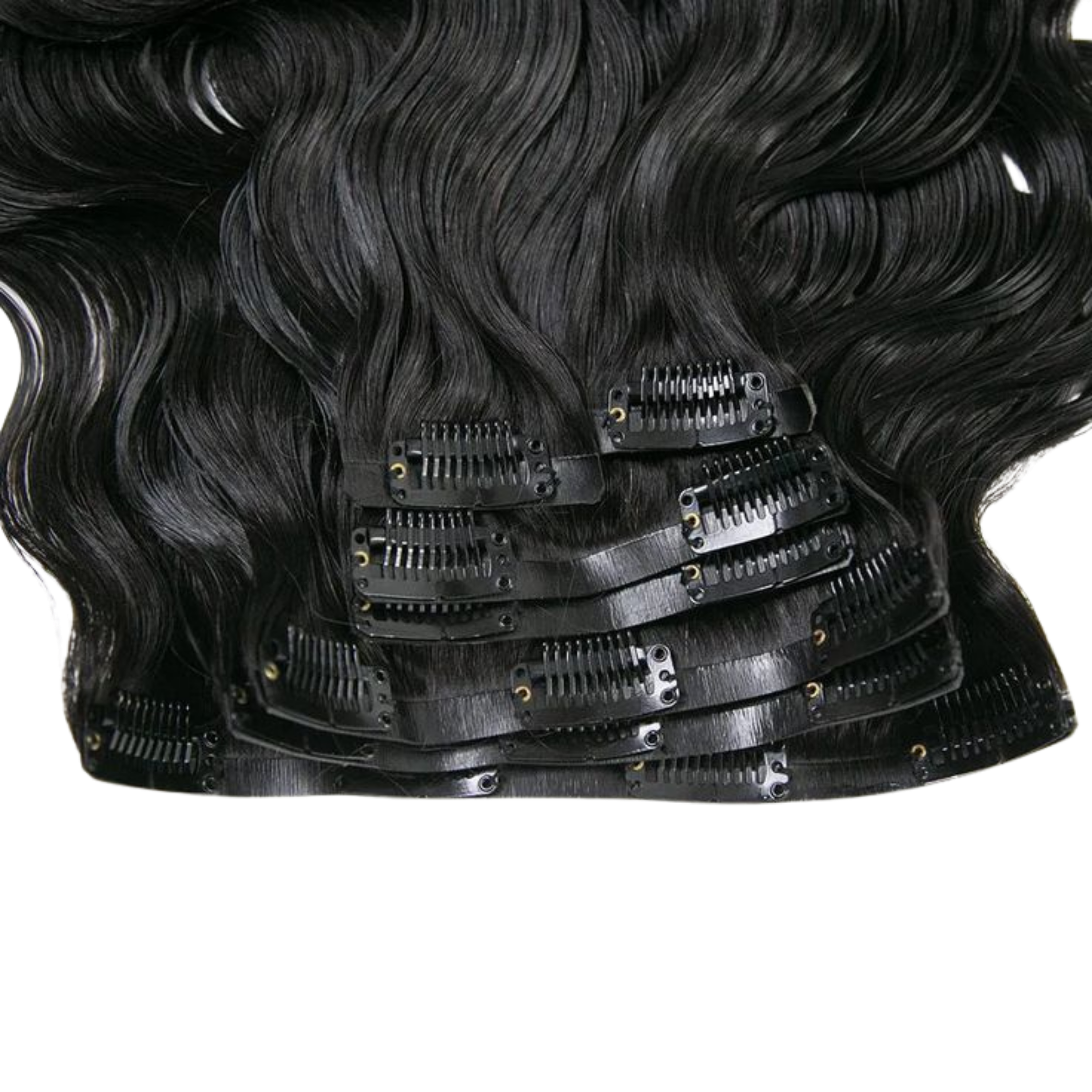 Raw Indian Wavy Seamless Clip Ins